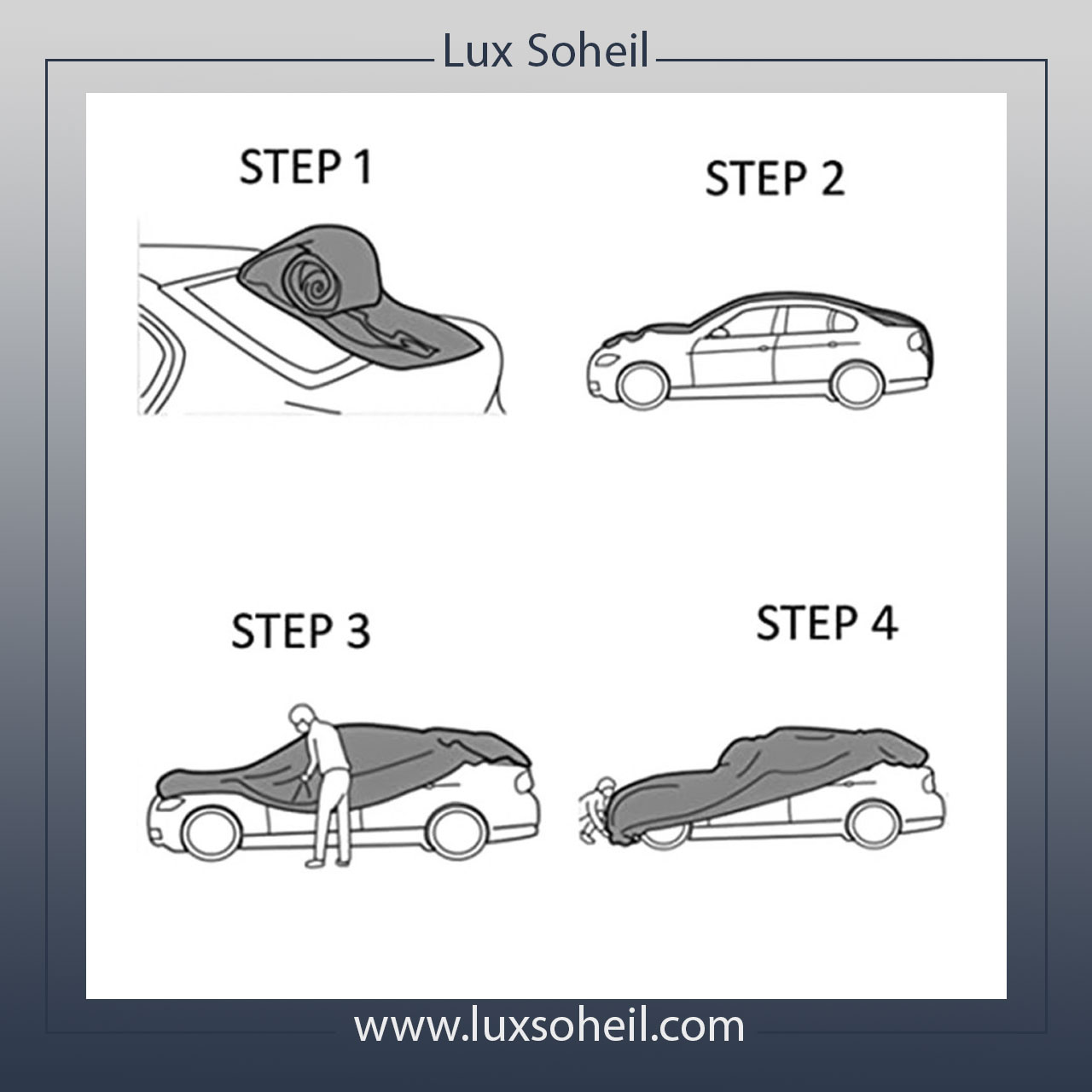 چادر سوزوکی جیمنی 5 درب مدل پنبه ای پشت کرک