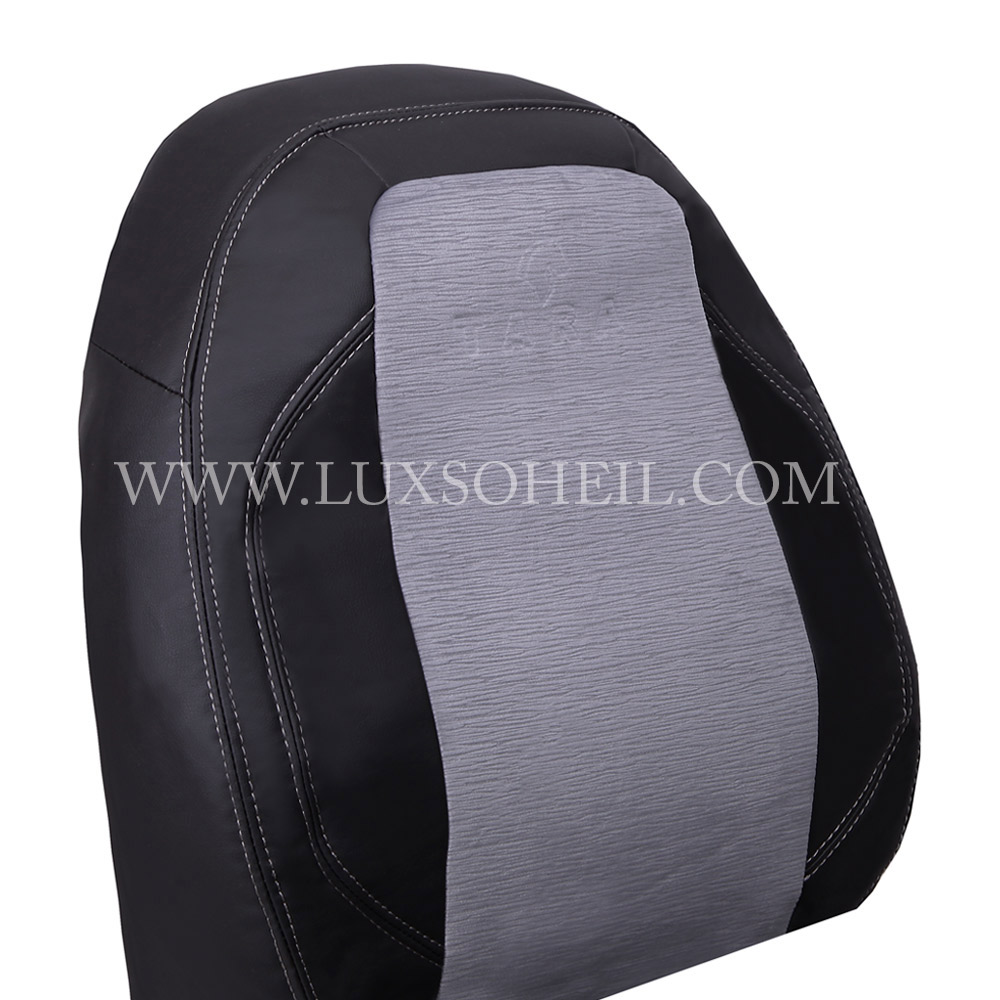 روکش صندلی تارا چرم و پارچه مدل لوکس سهیل