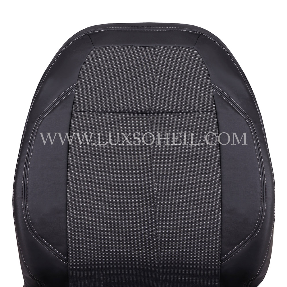 روکش صندلی تارا چرم و پارچه مدل لوکس سهیل