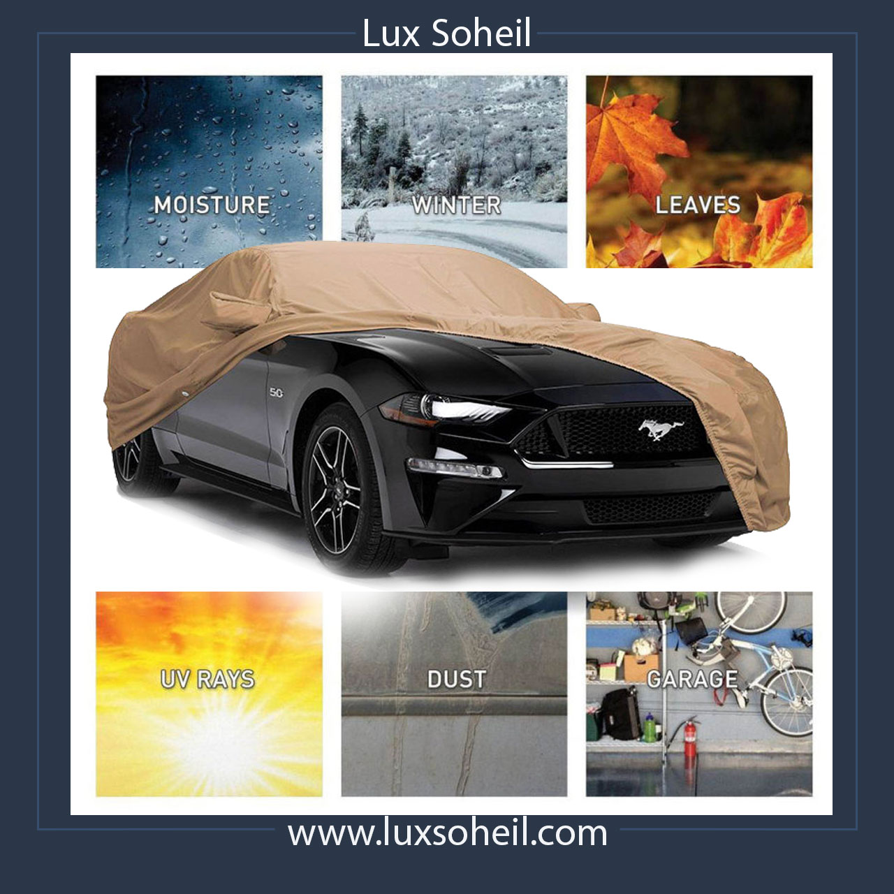 چادر ولوو V40 مدل پشت کرک