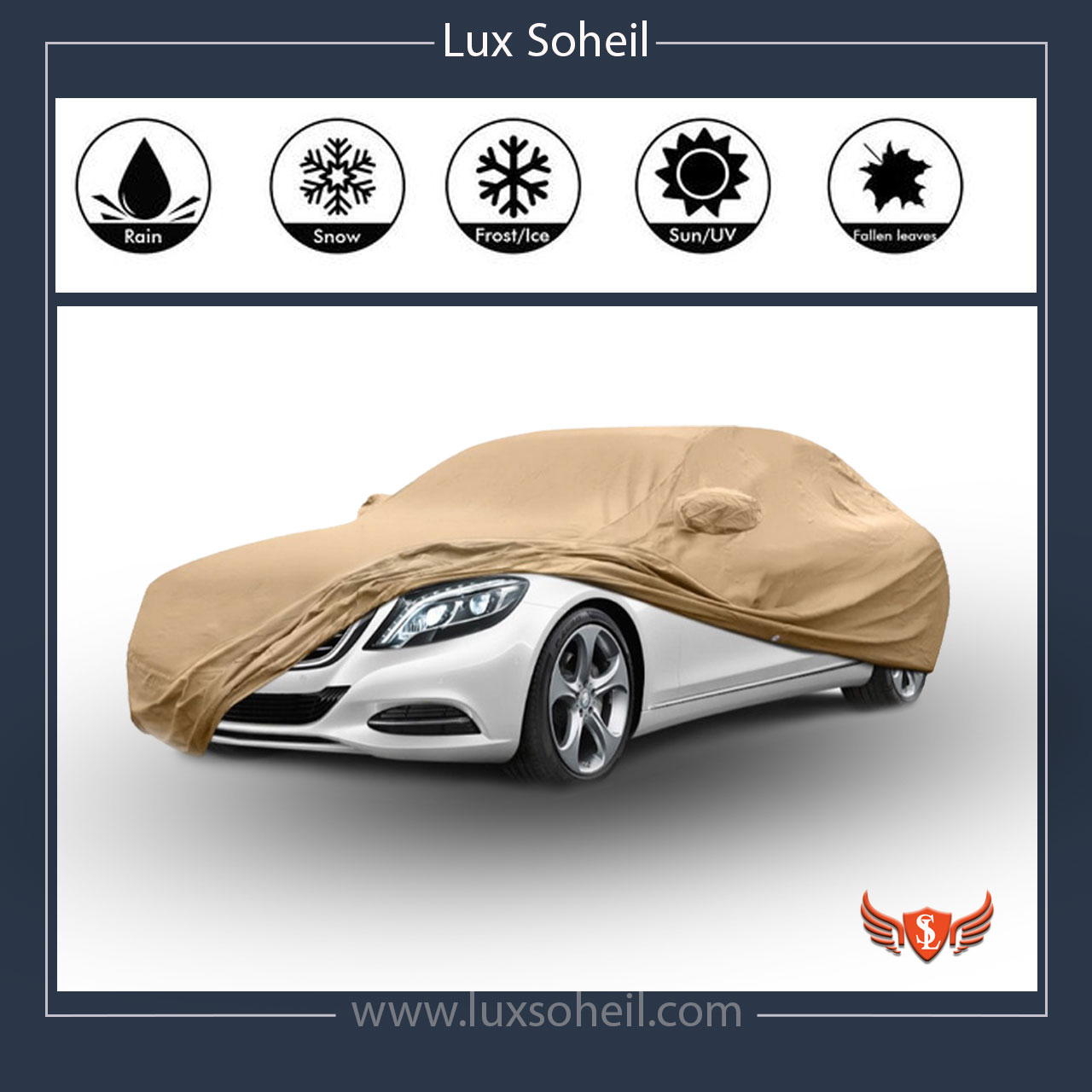 چادر ولوو V40 مدل پشت کرک