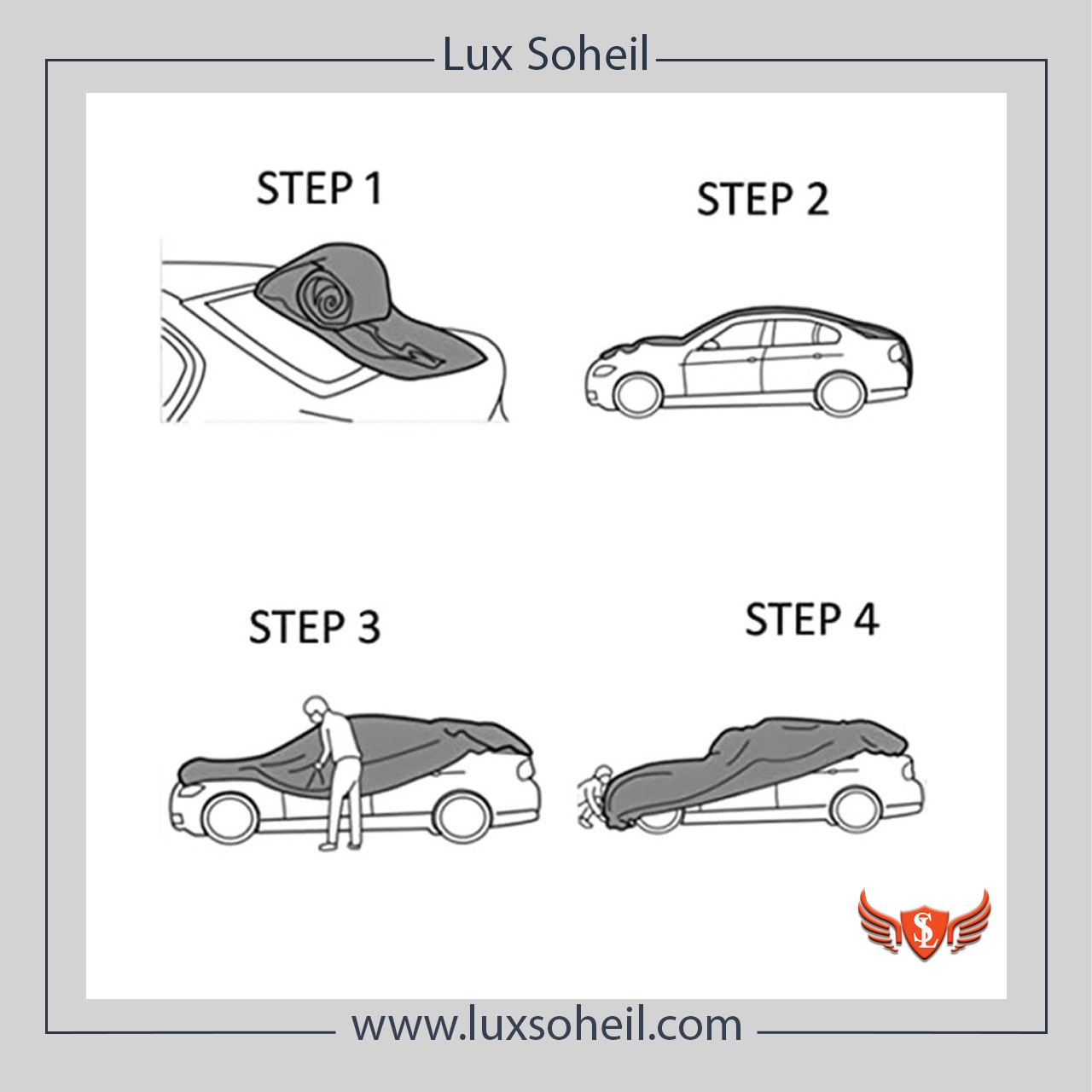 چادر سوزوکی جیمنی 2 درب مدل راه راه ضد آب